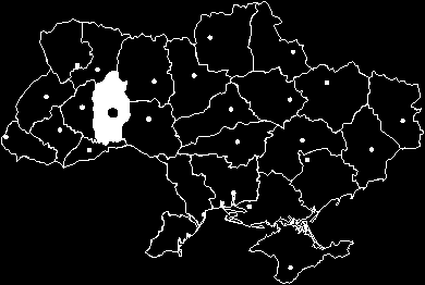 Map of Ukraine